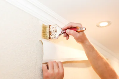 Pose de papier peint à Grignan — revêtements muraux et toiles de verre